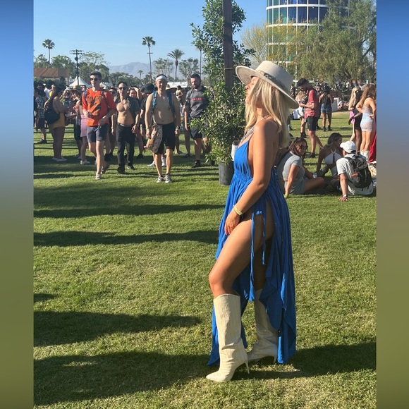 Free People Tropical Heat Asymmetrical Dress - Picture 3 of 5